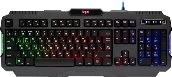 Wired gaming keyboard Defender Legion GK-010DL